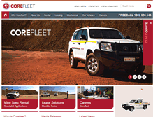 Tablet Screenshot of corefleet.com.au